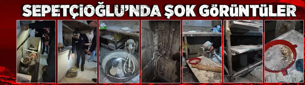 Sepetçioğlu'nda şok görüntüler