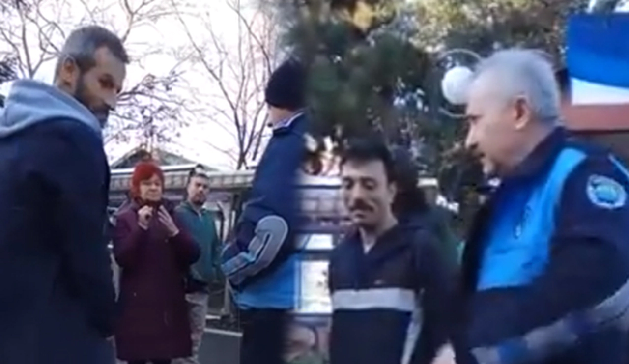 Gergin anlar yaşandı. "Kimse elleyemez"