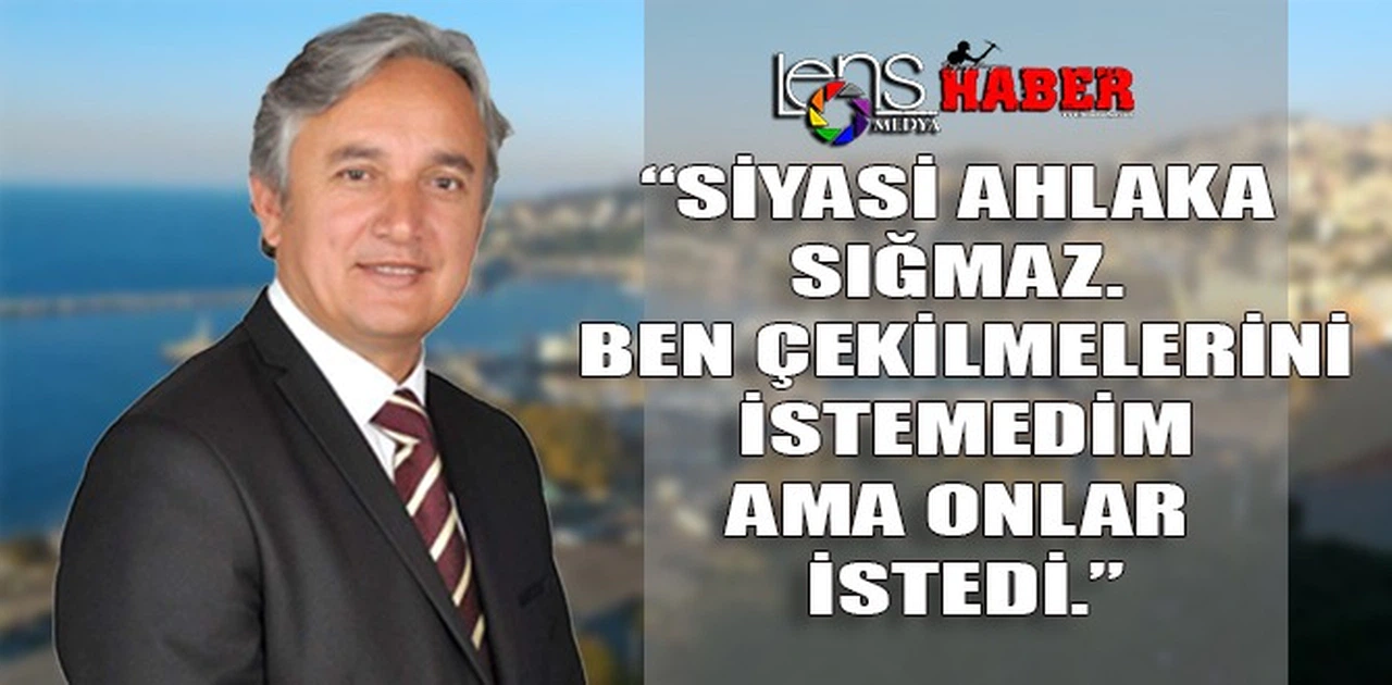 "Benim çekilmemi istediler..."