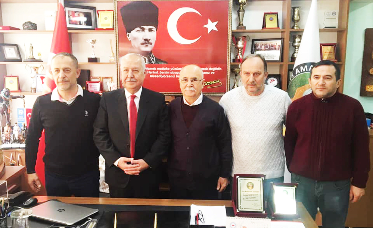 Akdemir ASKF’ye veda ziyaretinde bulundu