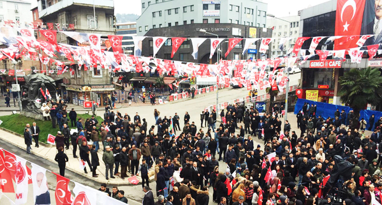 MHP'de şok… Miting alanı boş kaldı…