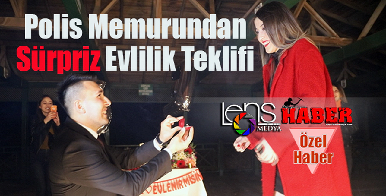 Polis Memurundan Sürpriz Evlilik Teklifi...