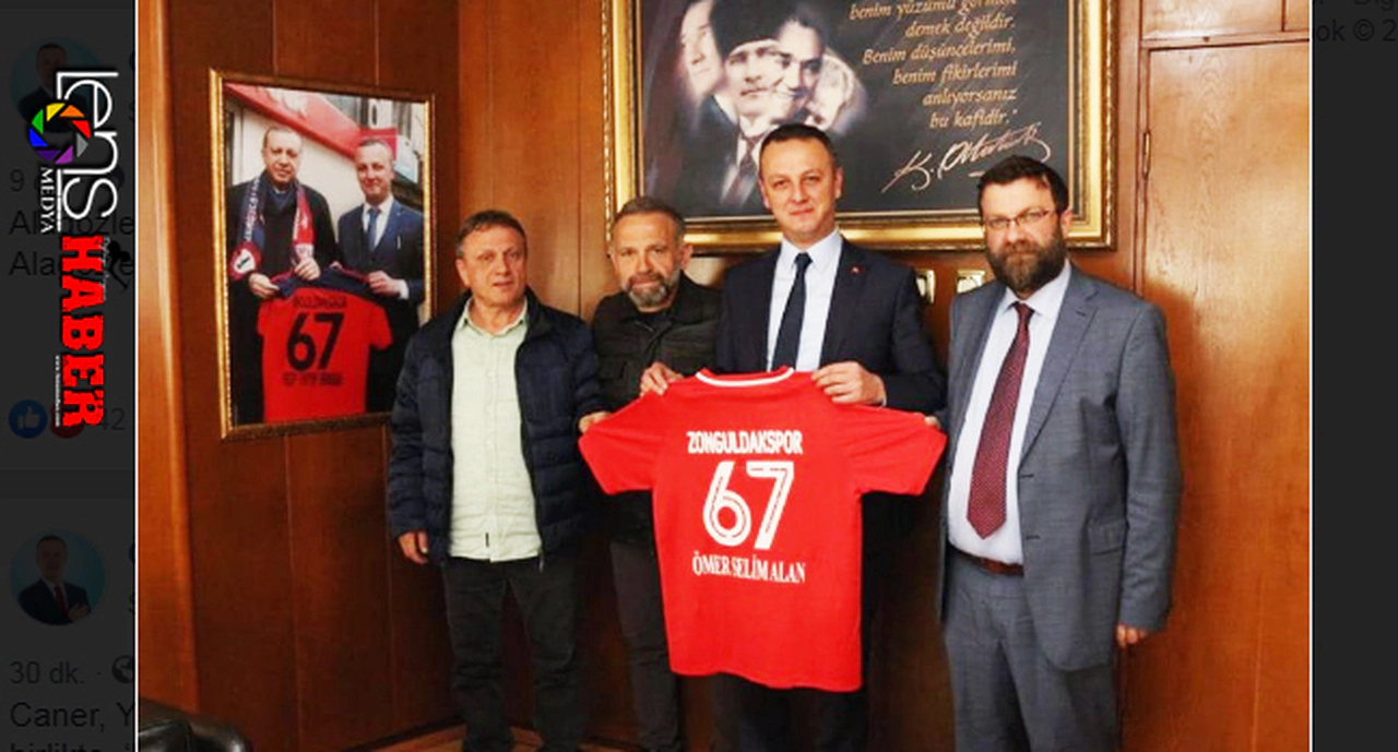 Zonguldakspor yönetiminden ‘Hayırlı Olsun’ ziyareti