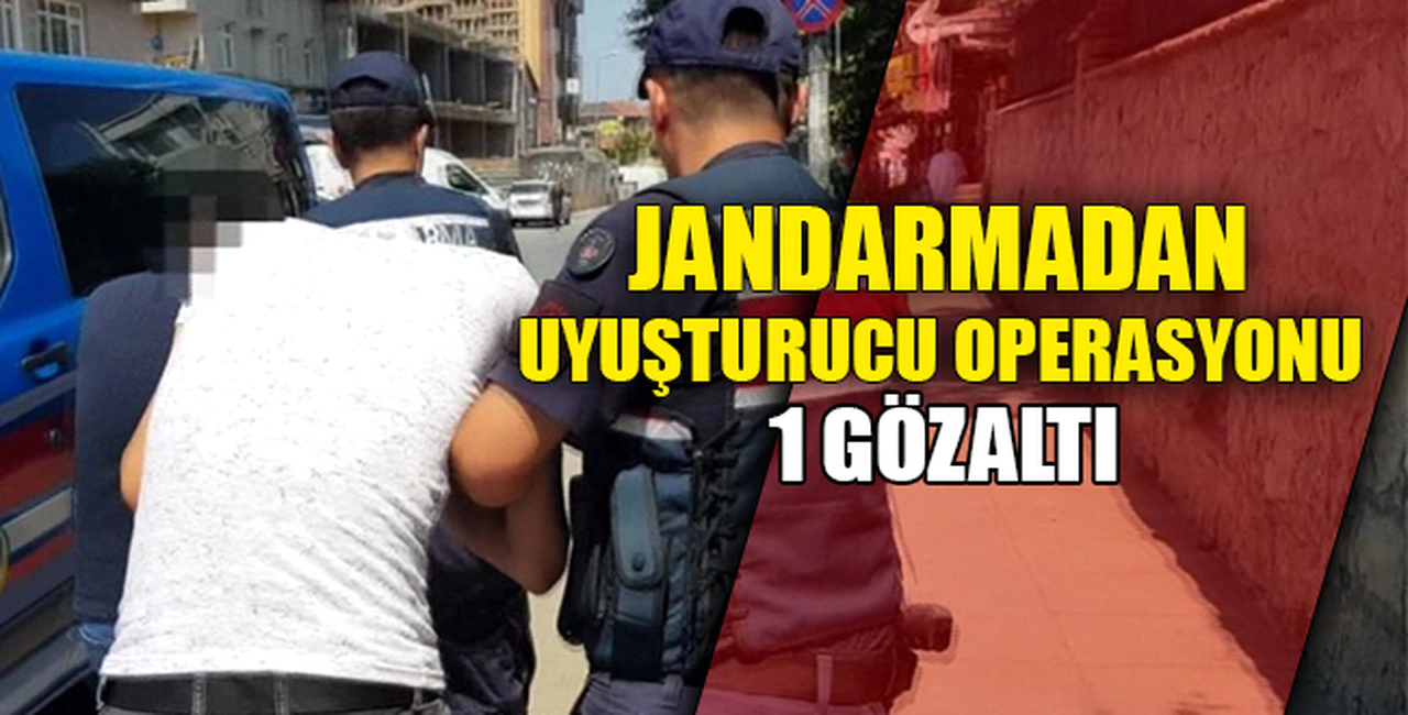 JANDARMADAN UYUŞTURUCU OPERASYONU