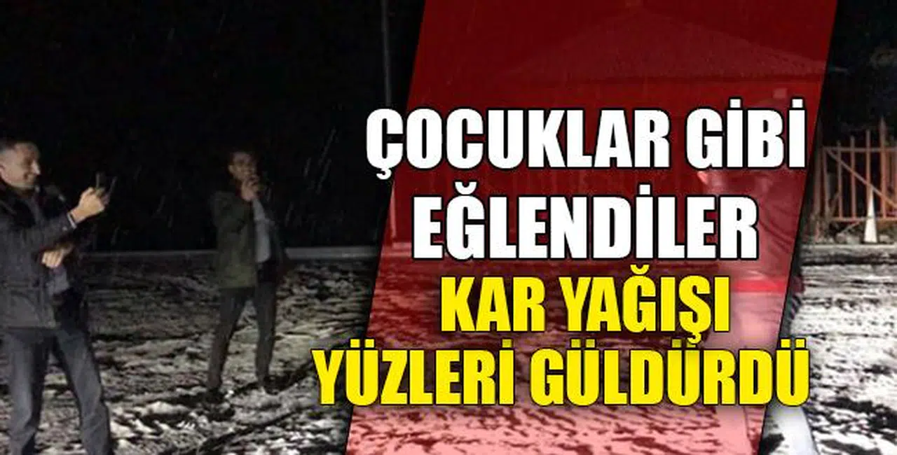 HAZIRLIĞINIZI TAMAMLAYIN, KAR GELİYOR