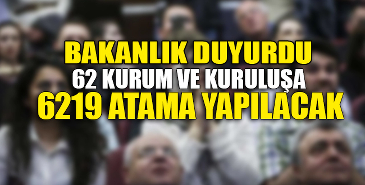 6219 ATAMA YAPILACAK