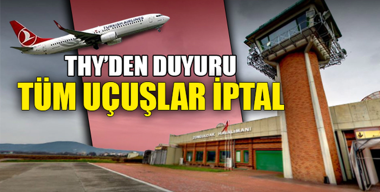 UÇUŞLAR İPTAL EDİLDİ