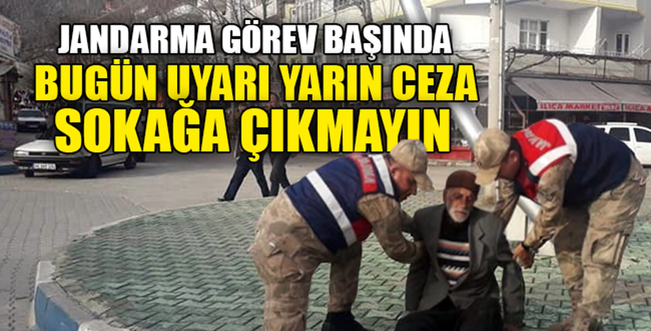 BUGÜN UYARI YARIN CEZA