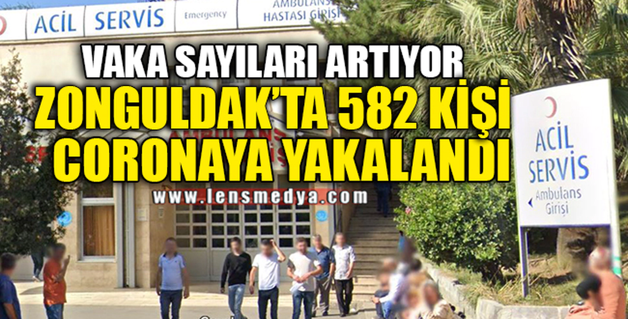 ZONGULDAK'TA 582 CORONAYA YAKALANDI
