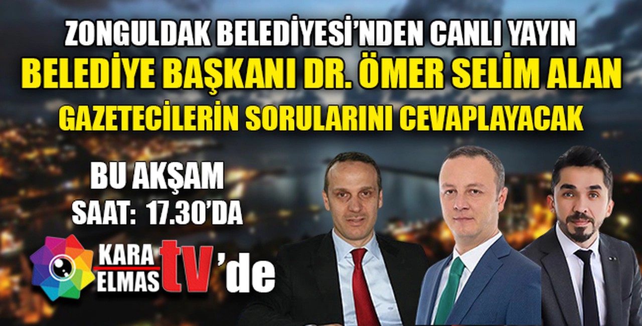 BELEDİYE BAŞKANI DR. ÖMER SELİM ALAN SORULARI CEVAPLAYACAK