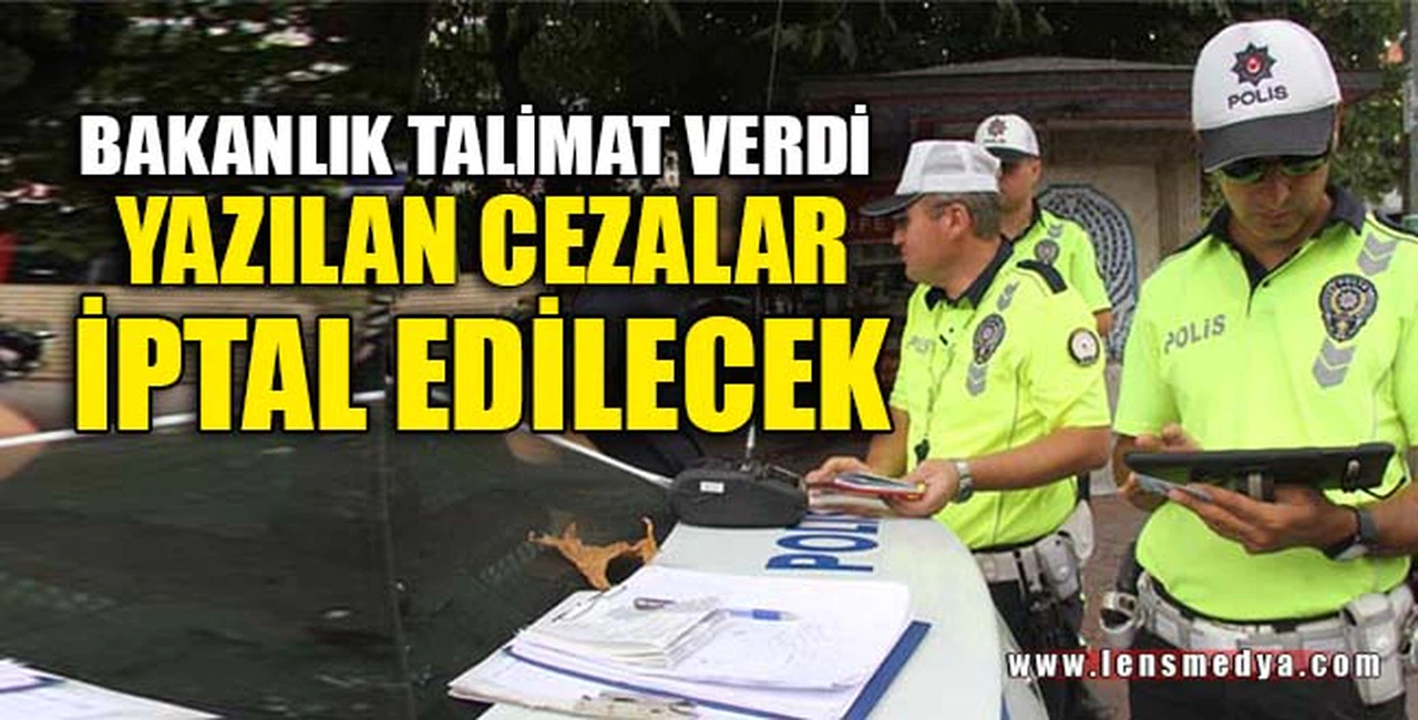 YAZILAN CEZALAR İPTAL EDİLECEK