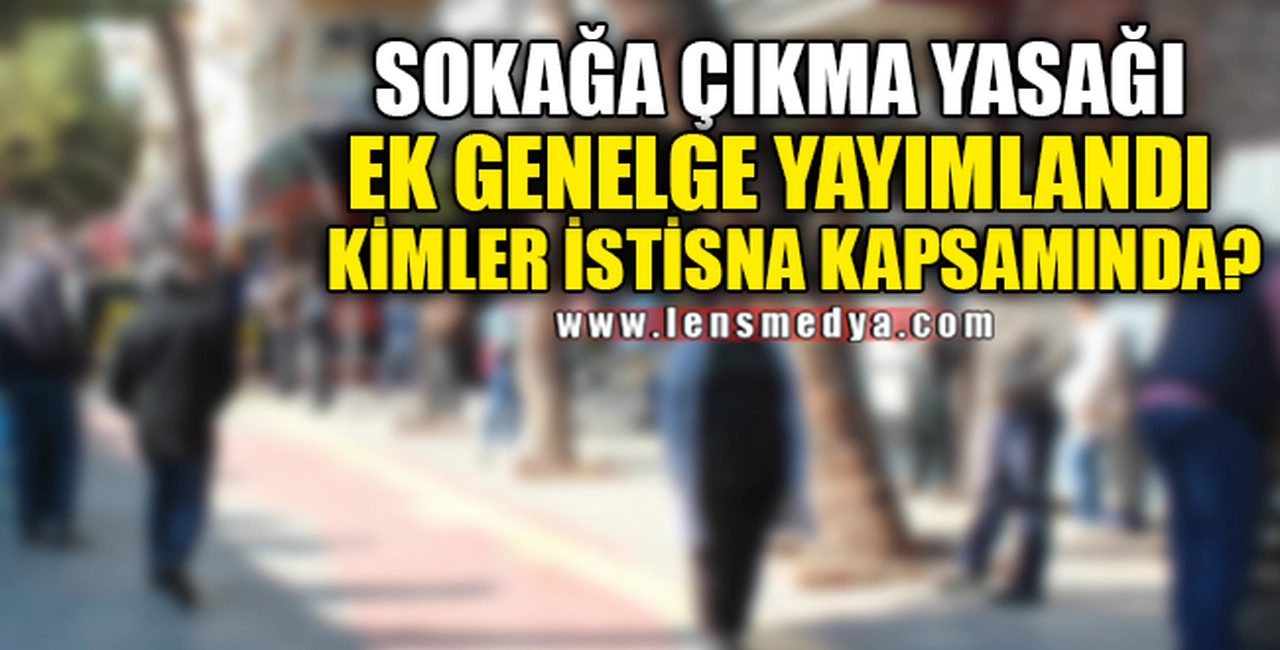 EK GENELGE YAYIMLANDI