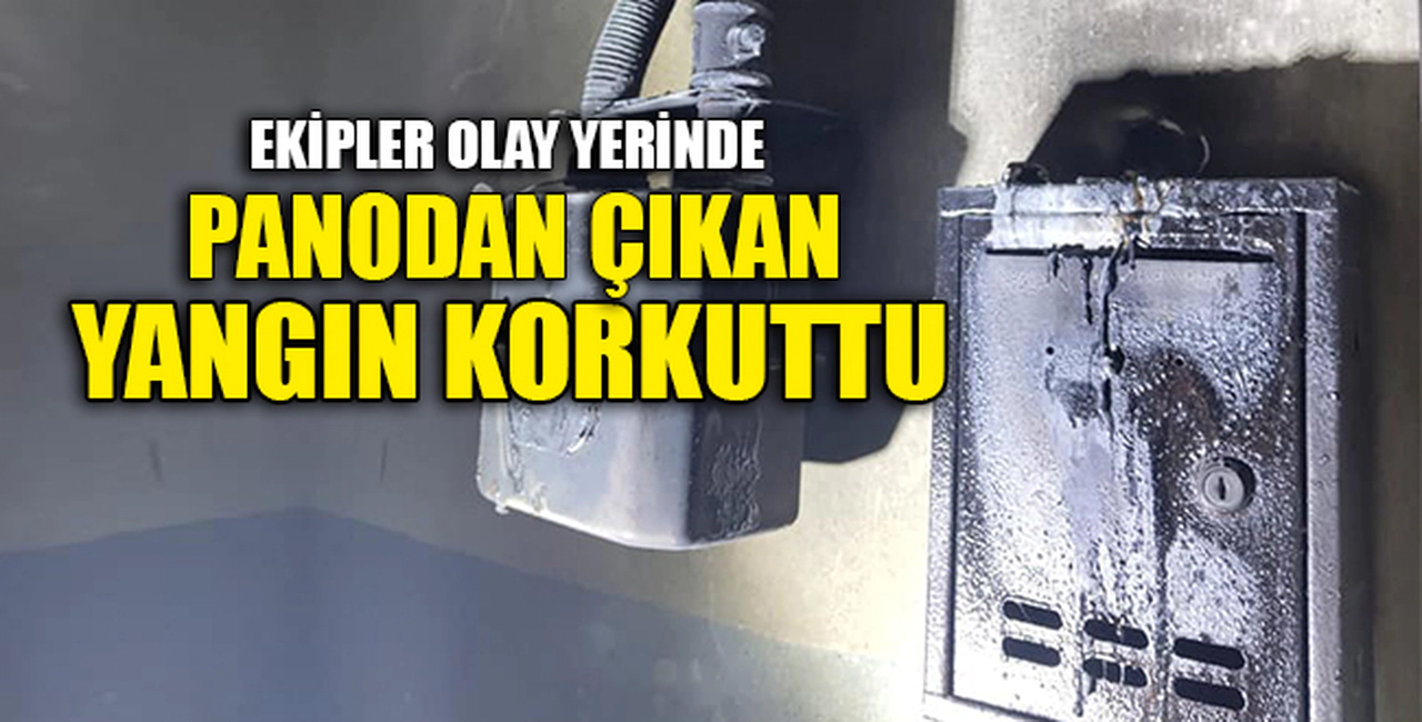 ÇIKAN YANGIN KORKUTTU
