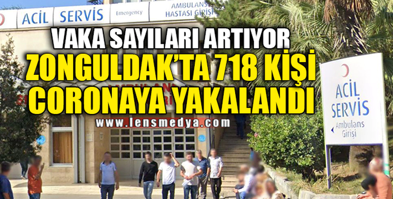 718 KİŞİ CORONAYA YAKALANDI