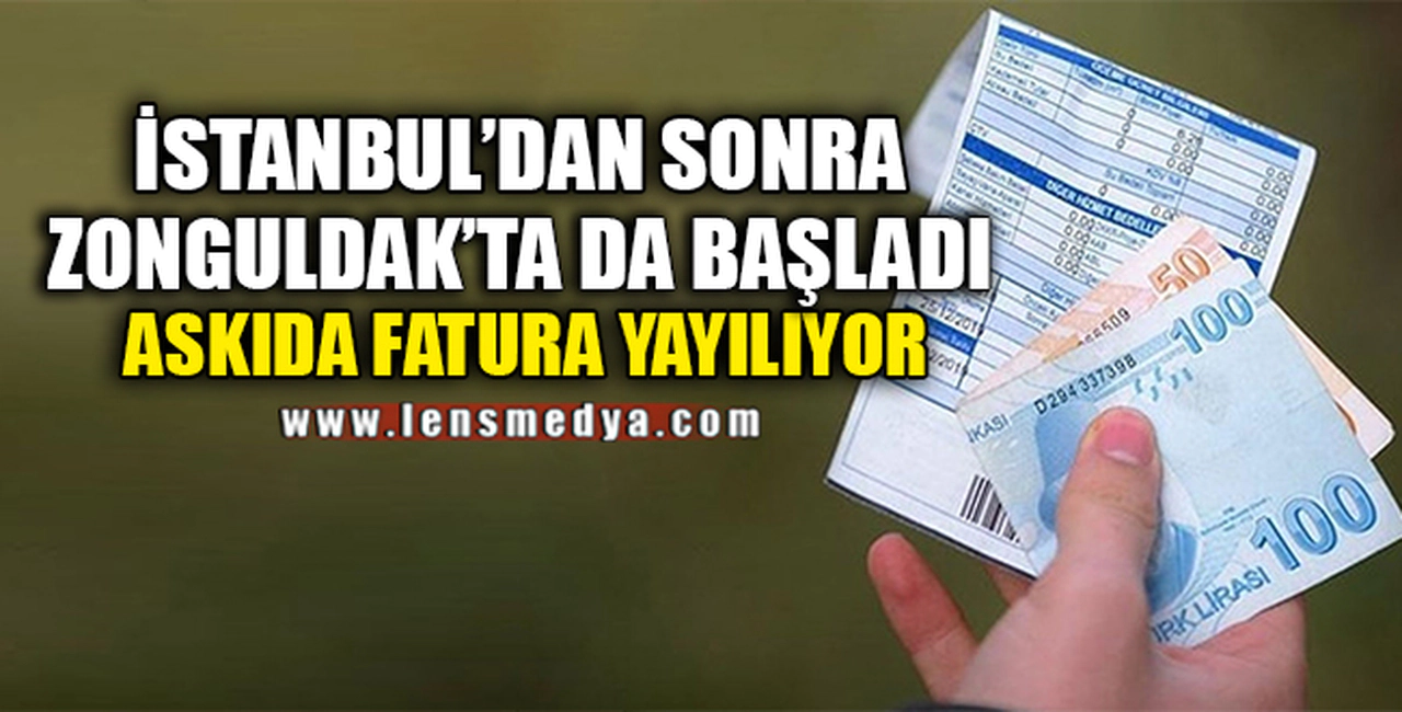 İSTANBUL'DAN SONRA ZONGULDAK'TA DA BAŞLADI