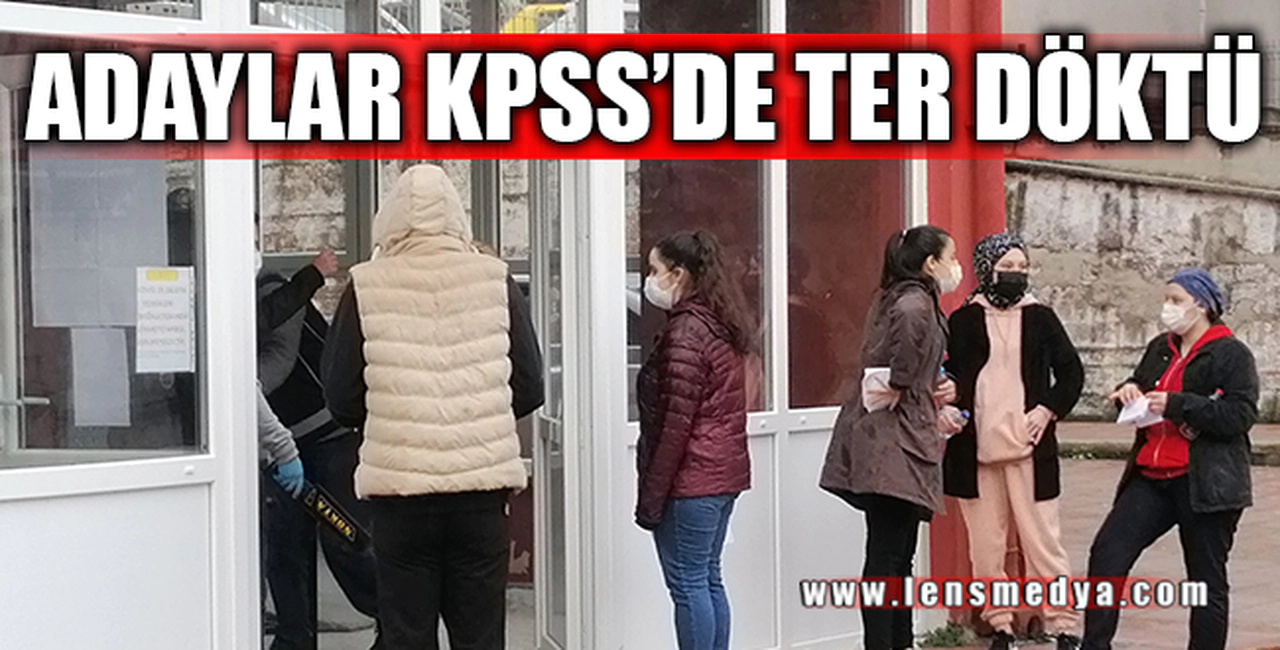 KPSS'DE TER DÖKTÜLER