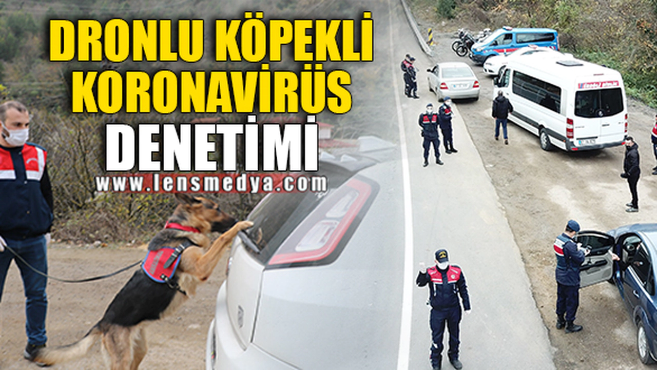DRONLU KÖPEKLİ KORONAVİRÜS DENETİMİ