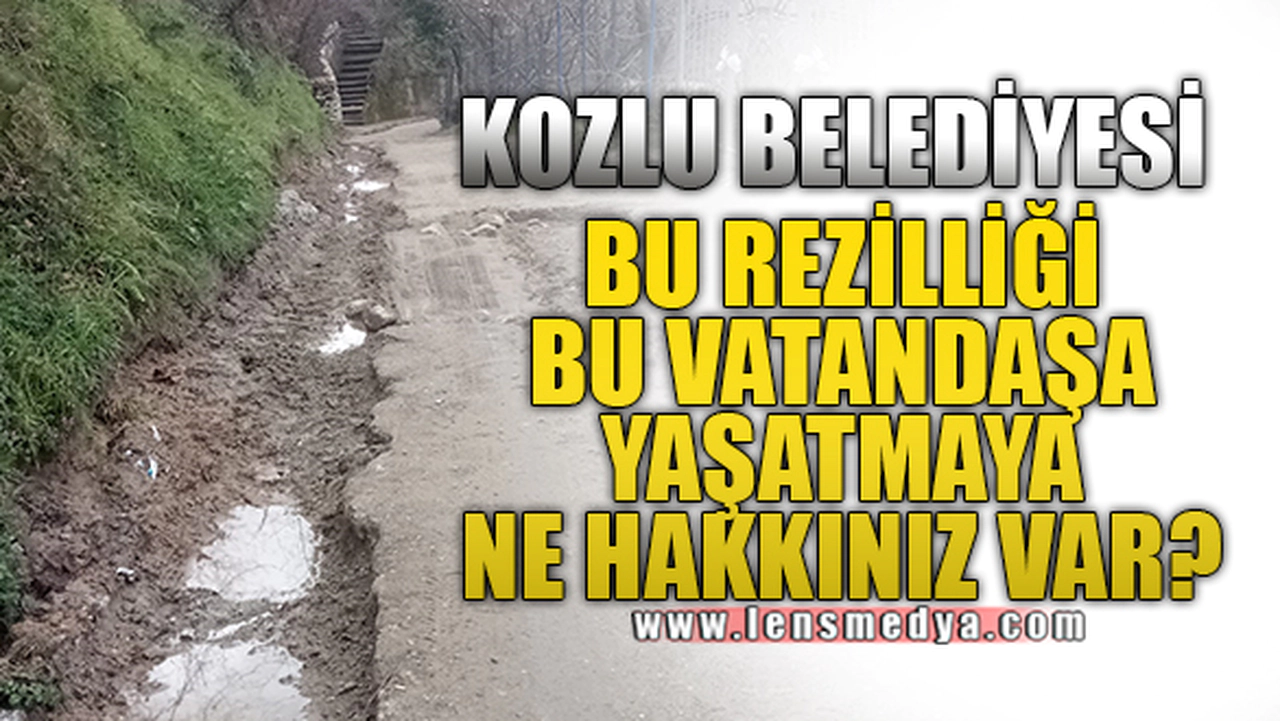 VATANDAŞ İSYAN ETTİ!