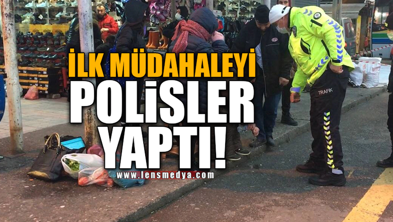 BAYGINLIK GEÇİREN GENÇ KADINA POLİSTEN MÜDAHALE!