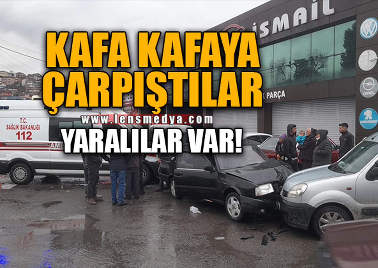 KAFA KAFAYA ÇARPIŞTILAR!