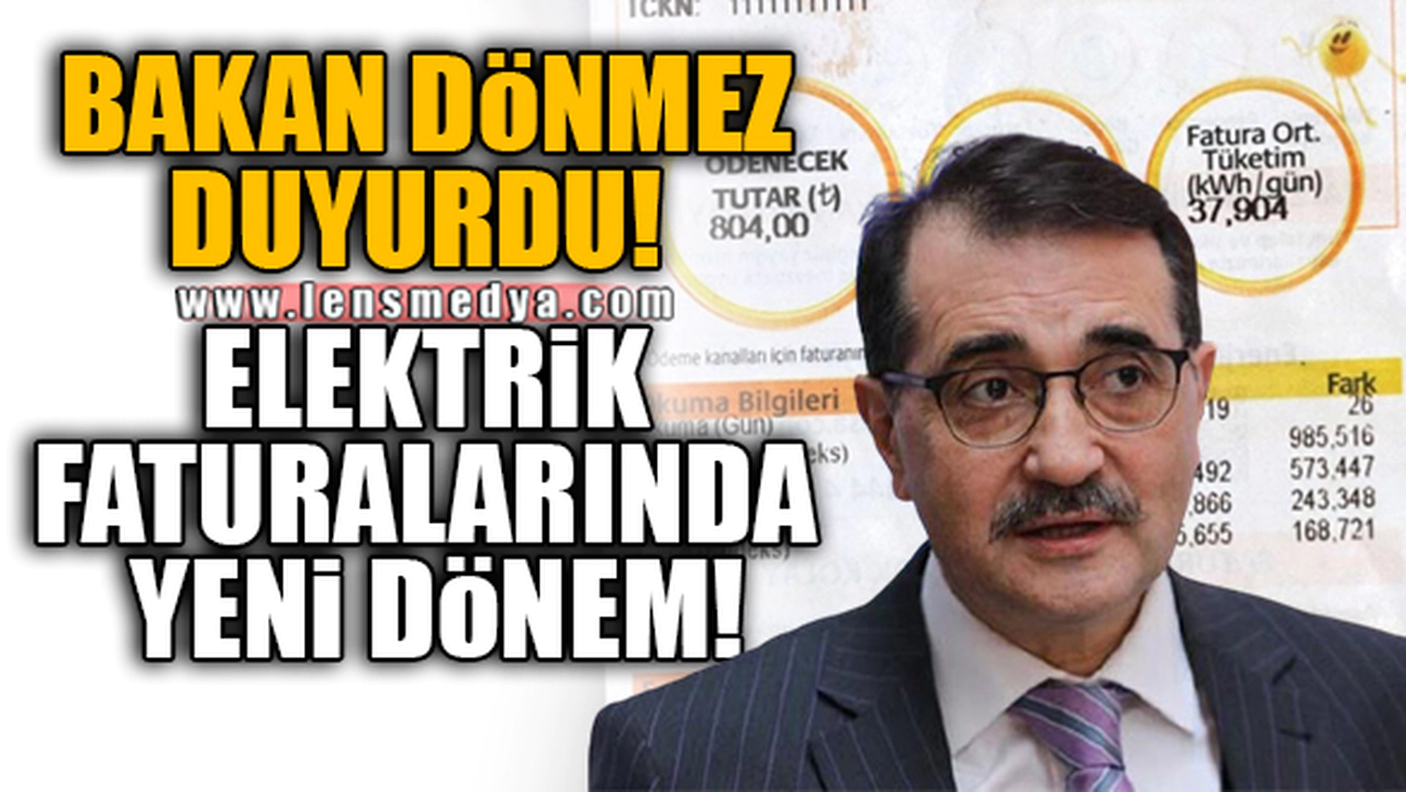ELEKTRİK FATURALARINDA YENİ DÖNEM!
