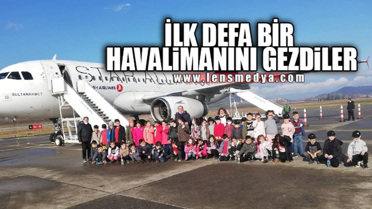 İLK DEFA BİR UÇAĞA BU KADAR YAKINLAR!