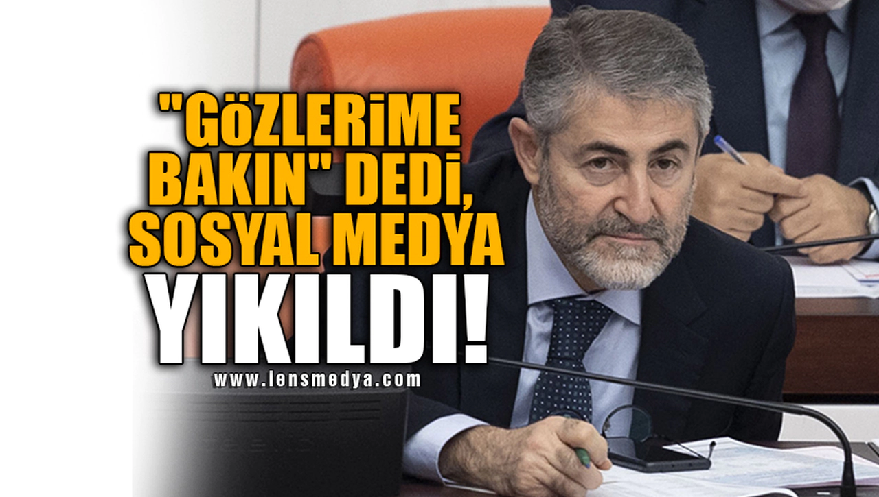 "GÖZLERİME BAKIN"DEDİ, SOSYAL MEDYA YIKILDI!