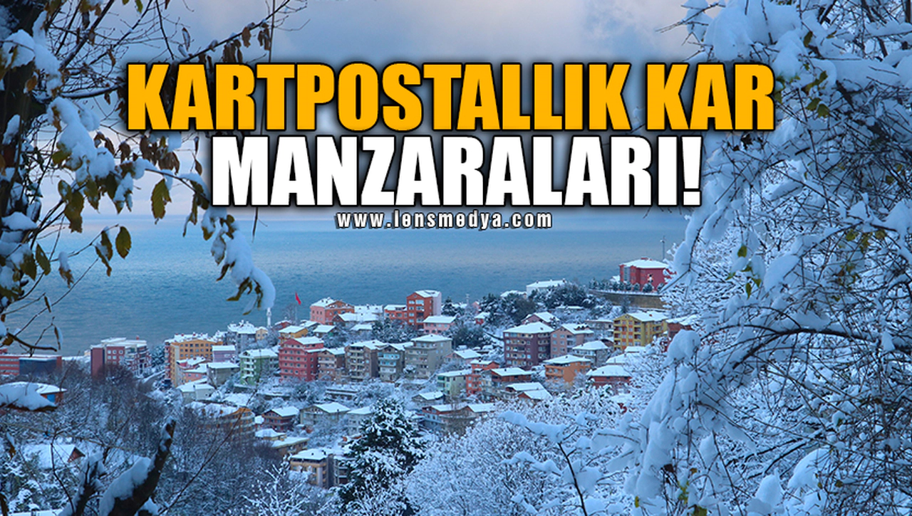 KARTPOSTALLIK KAR MANZARALARI!