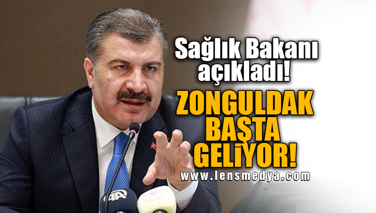 ZONGULDAK İLK SIRALARDA!