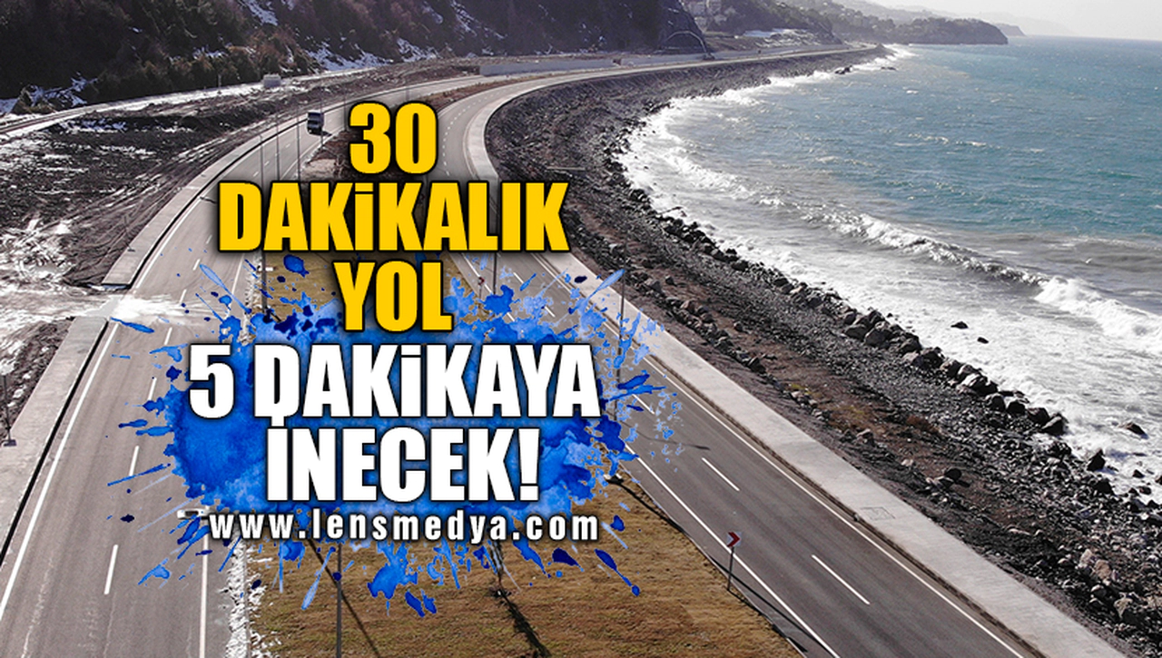 30 DAKİKALIK YOL 5 DAKİKAYA İNECEK!