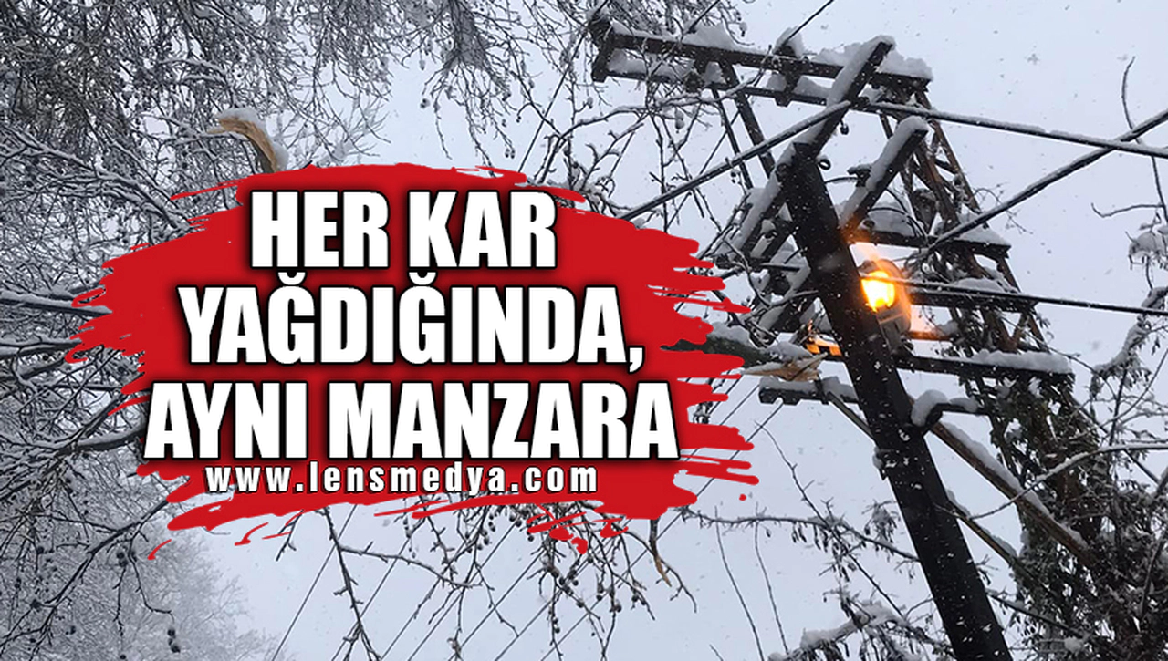 HER KAR YAĞDIĞINDA AYNI MANZARA