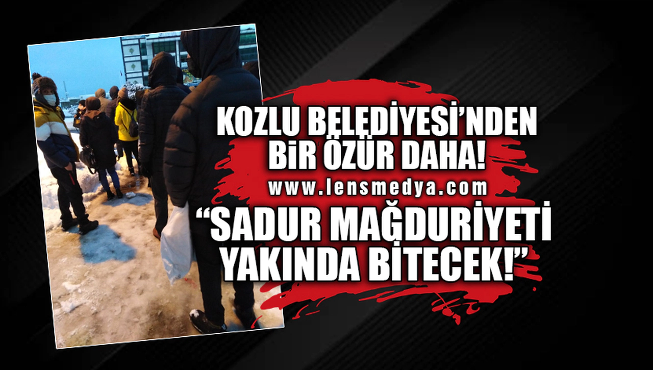 KOZLU BELEDİYESİ ÖZÜR SAYISINI ARTTIRDI!