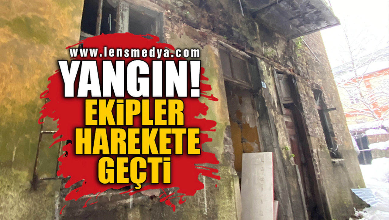 YANGIN! EKİPLER HAREKETE KAÇTI!
