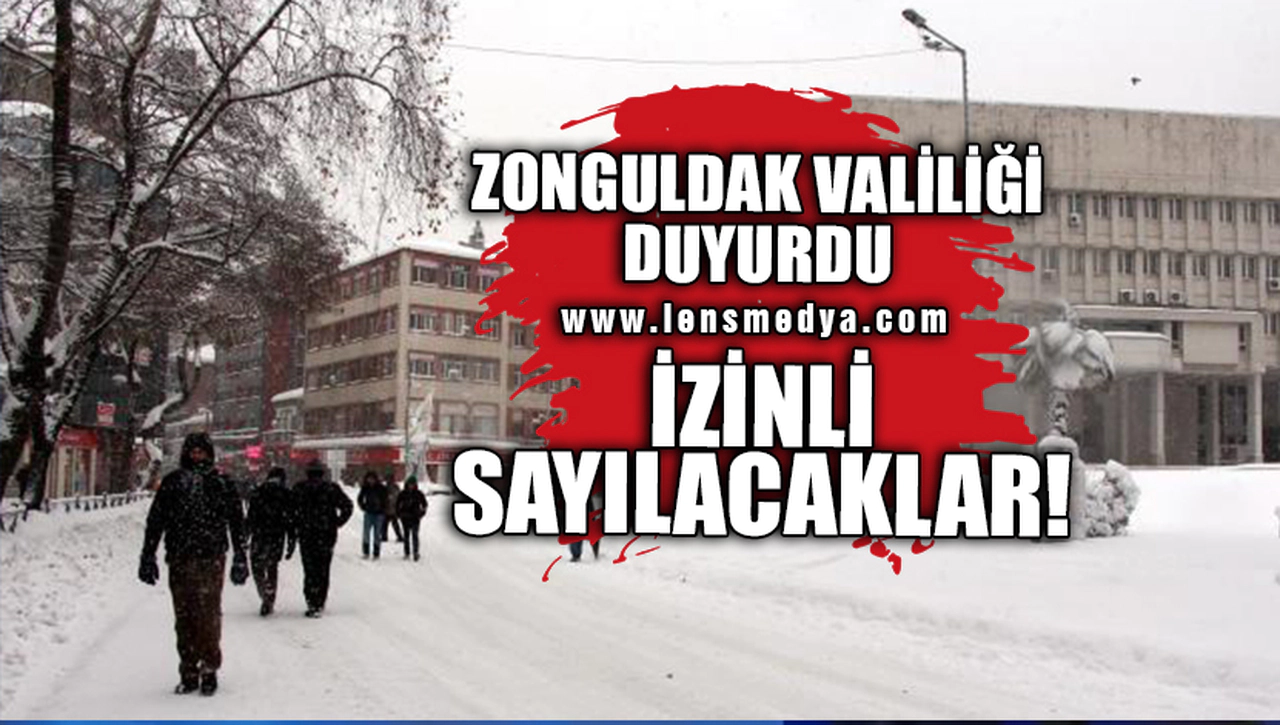 ZONGULDAK VALİLİĞİ DUYURDU!