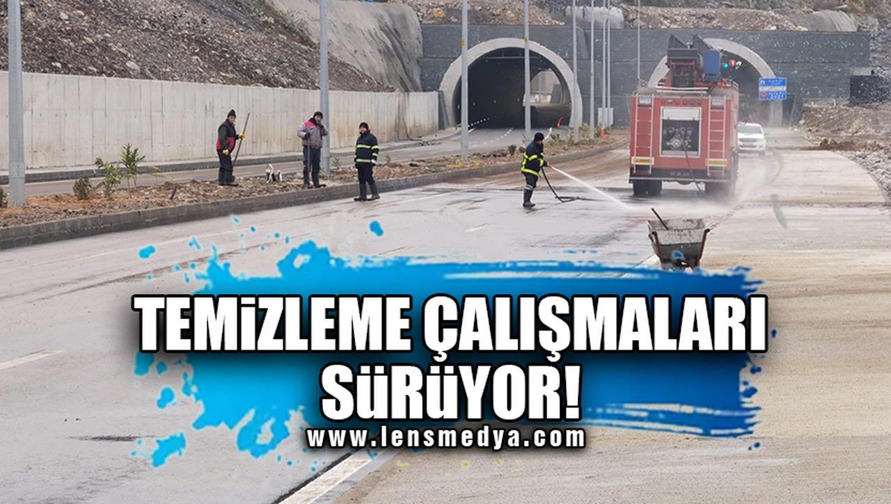 TEMİZLEME ÇALIŞMALARI SÜRÜYOR!