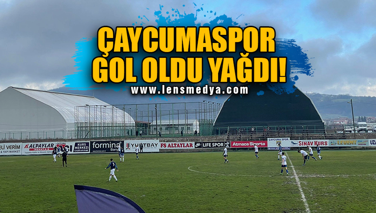 ÇAYCUMASPOR GOL OLDU YAĞDI!