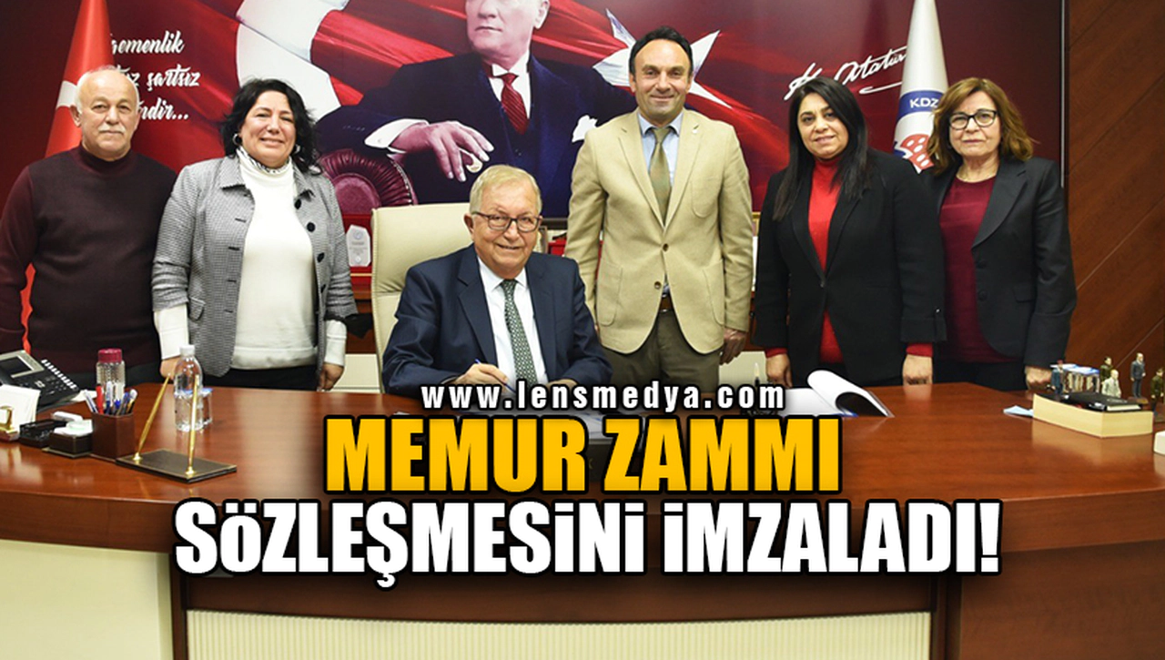 MEMUR ZAMMI SÖZLEŞMESİNİ İMZALADI!