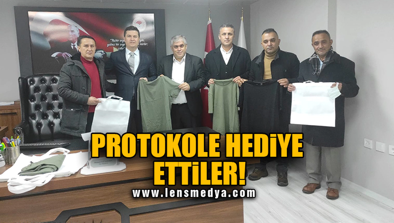 PROTOKOLE HEDİYE ETTİLER!