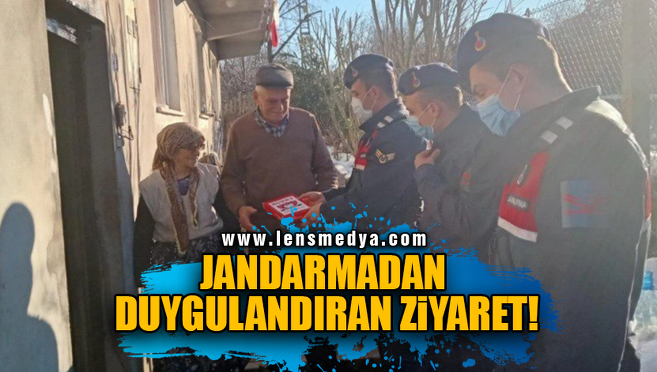 JANDARMADAN DUYGULANDIRAN ZİYARET!