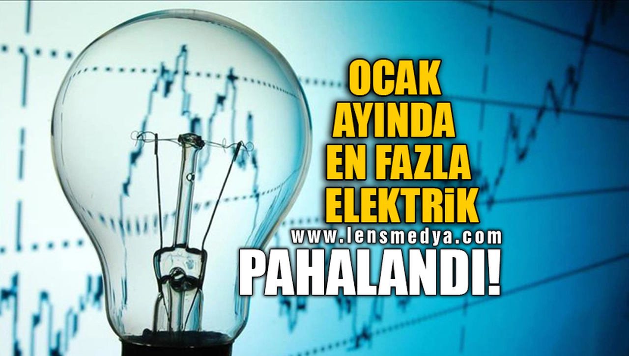 OCAK AYINDA EN FAZLA ELEKTRİK PAHALANDI!