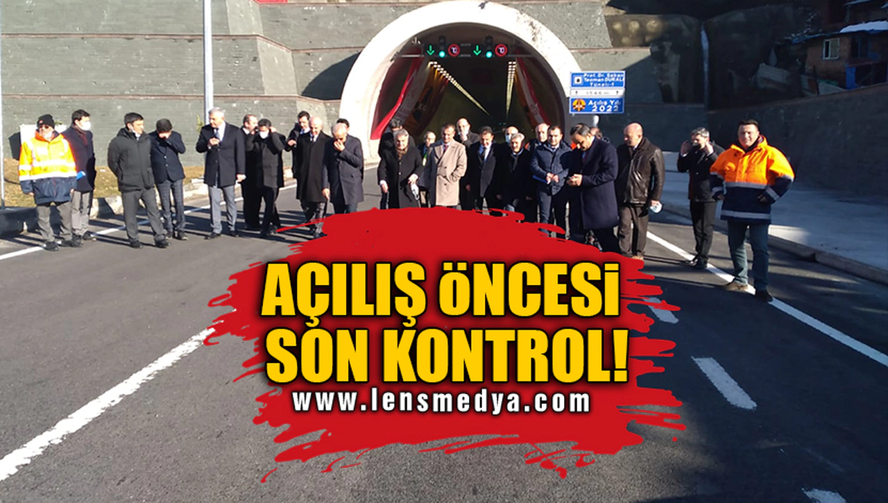 AÇILIŞ ÖNCESİ SON KONTROL!