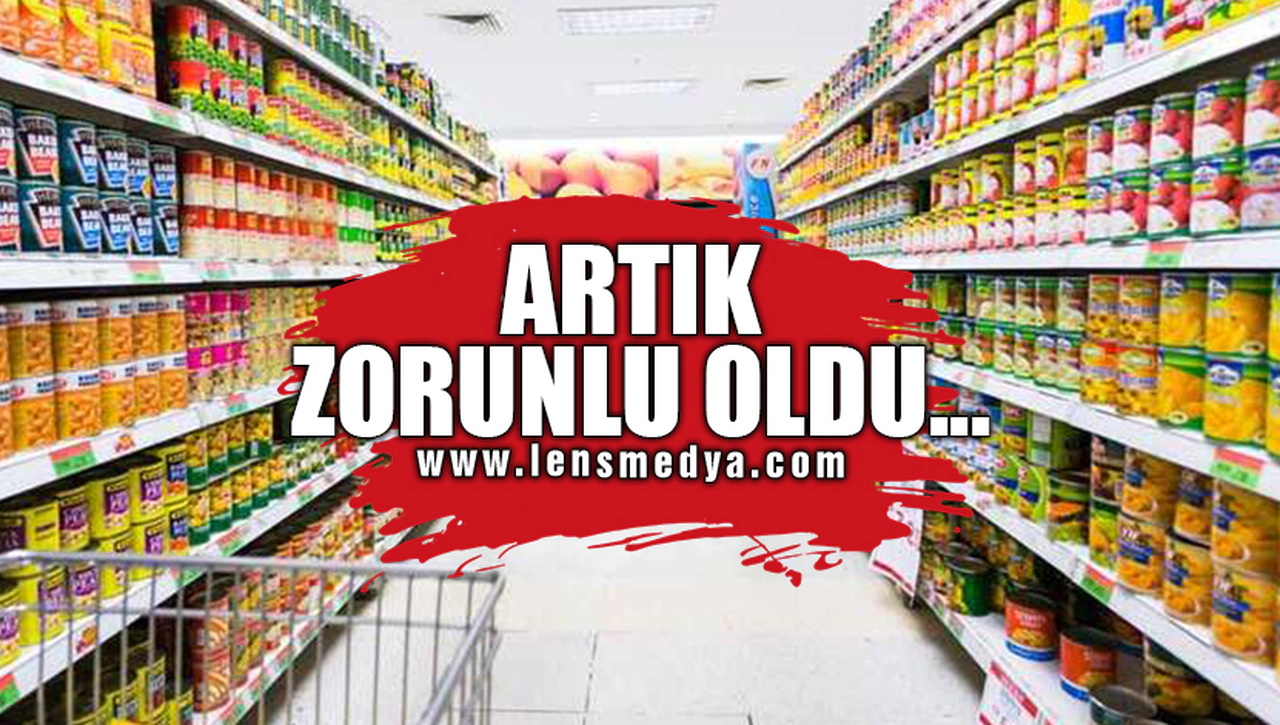 ARTIK ZORUNLU OLDU...