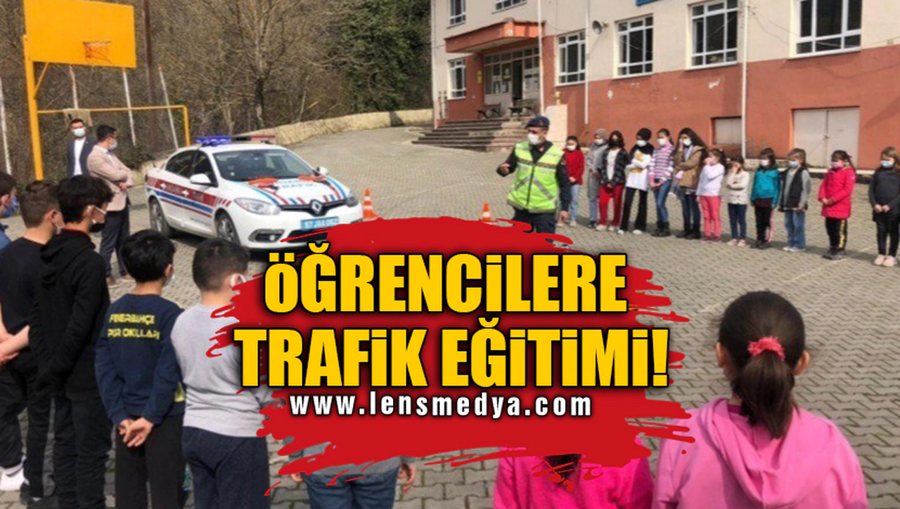 ÖĞRENCİLERE TRAFİK EĞİTİMİ!
