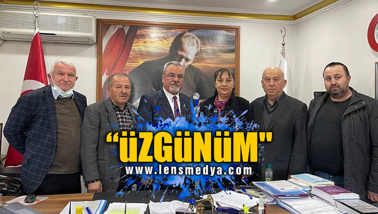 "BAZI NAHOŞ HADİSELER OLDU, ÜZGÜNÜM"