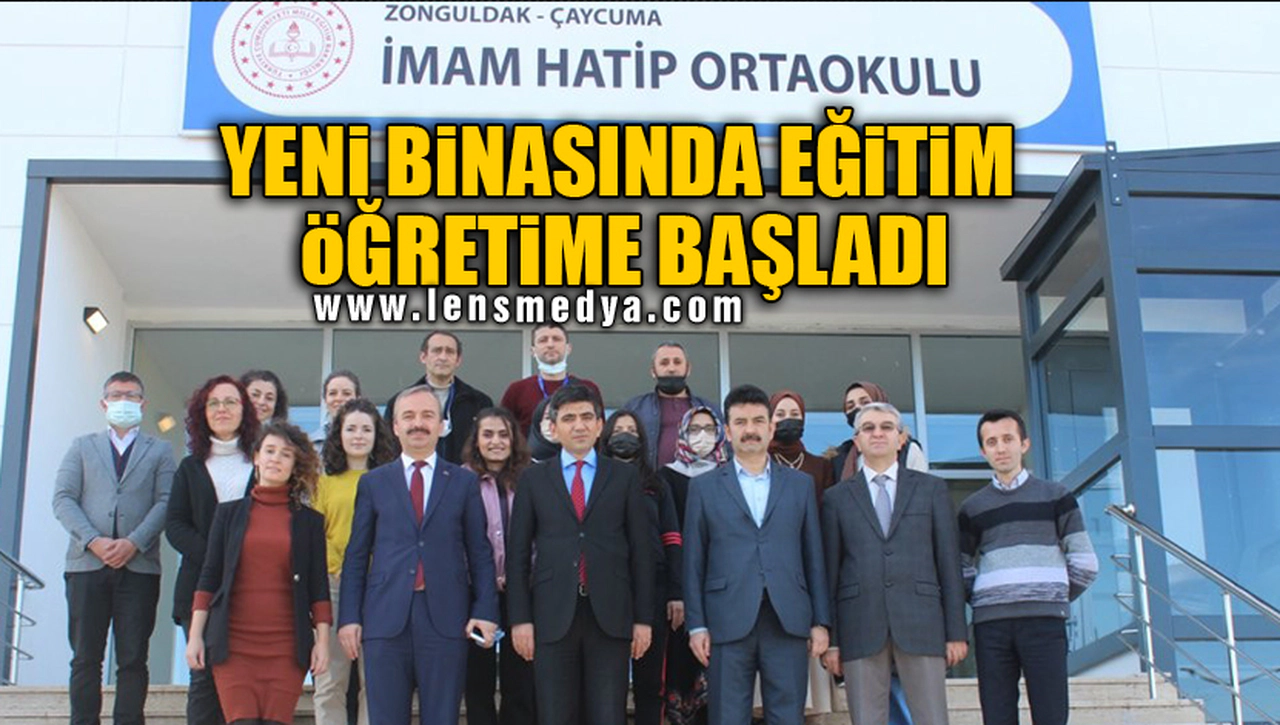 YENİ BİNASINDA EĞİTİM ÖĞRETİME BAŞLADI