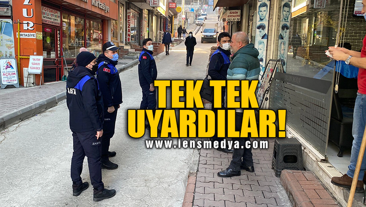 TEK TEK UYARDILAR!