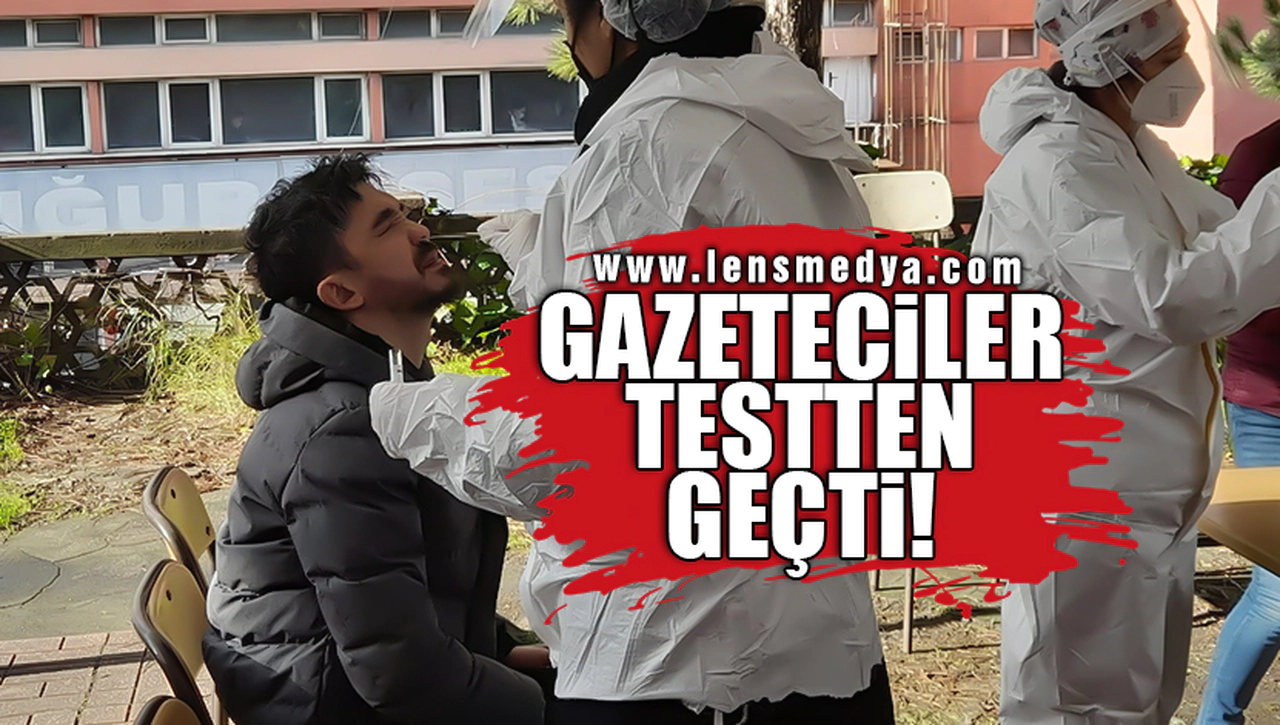 GAZETECİLER TESTTEN GEÇTİLER!
