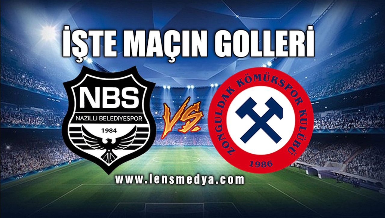 NAZİLLİ BELEDİYESPOR 1 - 1 ZONGULDAK KÖMÜRSPOR