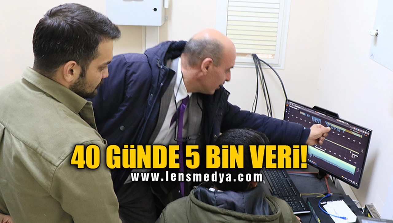 40 GÜNDE 5 BİN VERİ!