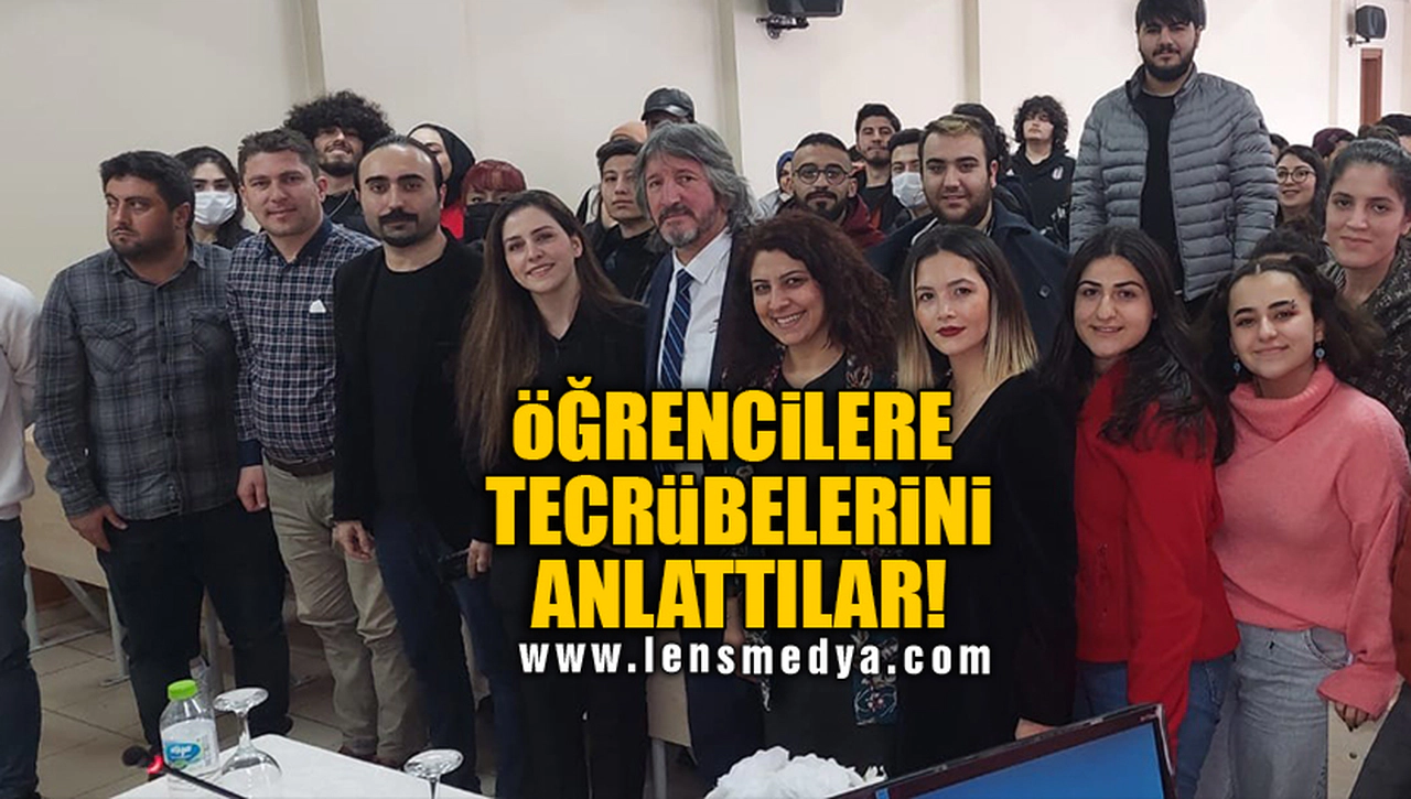 ÖĞRENCİLERE TECRÜBELERİNİ ANLATTILAR!